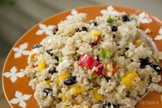 Mango Black Bean Quinoa Salad